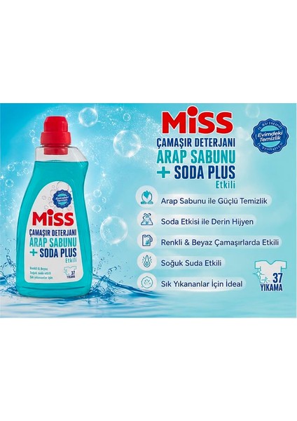 Çamaşır Deterjanı Arap Sabunu + Soda Plus Etkili fırsatları