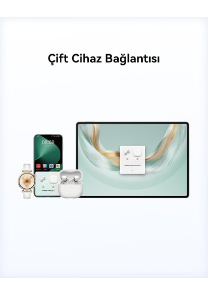 Freeclip2 Mavi Bluetooth Kulaklık, Çiçek Charm Hediyeli