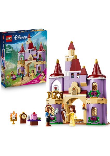 LEGO ® ǀ Disney Princess Güzel ve Çirkin’in Büyülü Şatosu 43289 – 5 Yaş Üzeri için 4 Karakter İçeren Oyuncak Yapım Seti (254 Parça)