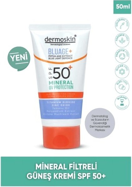 Mineral UV Protection Krem SPF50+ Hassas Ciltler İçin 50 ml Yüz Koruma Kremi fiyatları