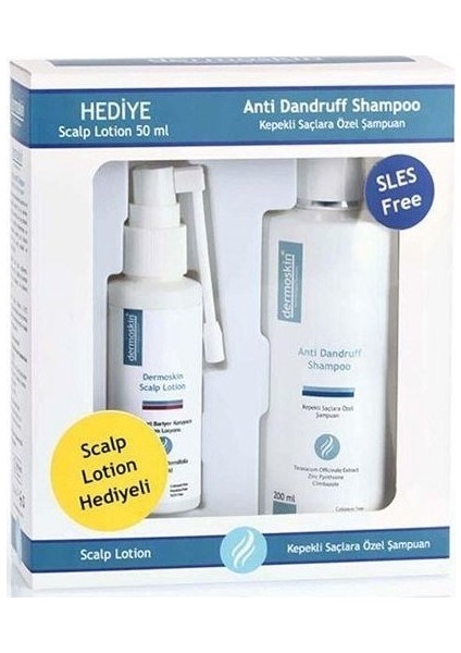 Anti-Dandruff Shampoo 200 ml - Scalp Lotion 50 ml Hediyeli modelleri