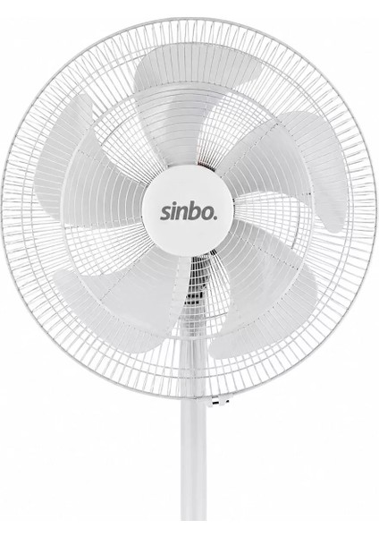 Sinbo Ayaklı Vantilatör - 5 Pervaneli - 16 Inç - Beyaz Renk Midastech modelleri