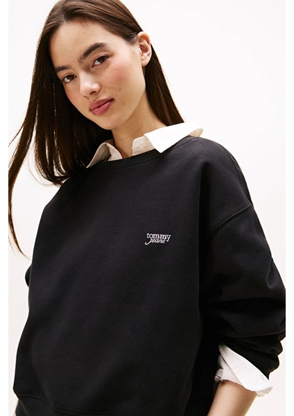 Kadın Sweatshirt DW0DW21961 Siyah fiyatları