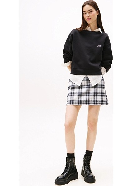 Kadın Sweatshirt DW0DW21961 Siyah fırsatları