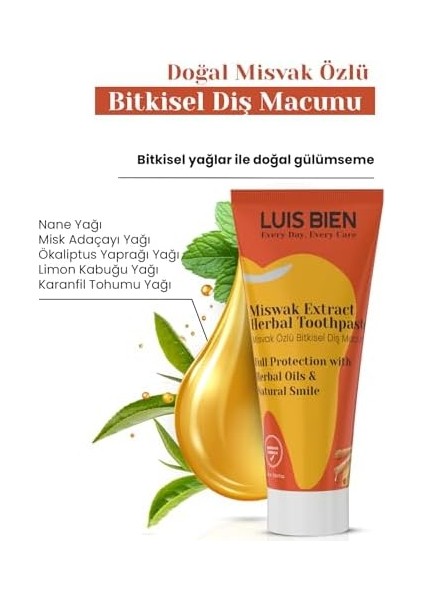Misvak Özlü Bitkisel Diş Macunu modelleri