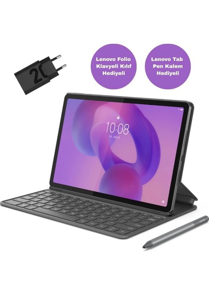 Lenovo Tab K11 Gen 2 11" 8gb 128GB Wifi + Bluetooth Tablet ZAFS0249TR (Klavyeli Kılıf + Kalem Hediyeli)