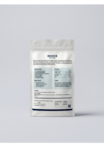 Kabuksuz Artemia 15 gr fiyatları