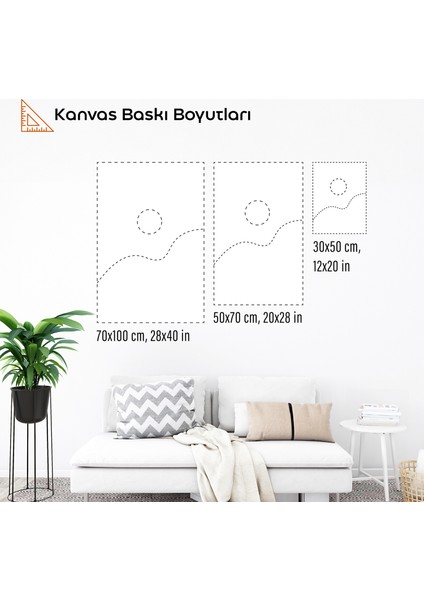 Satranç Temalı Kanvas Tablo - Satranç Sarayı