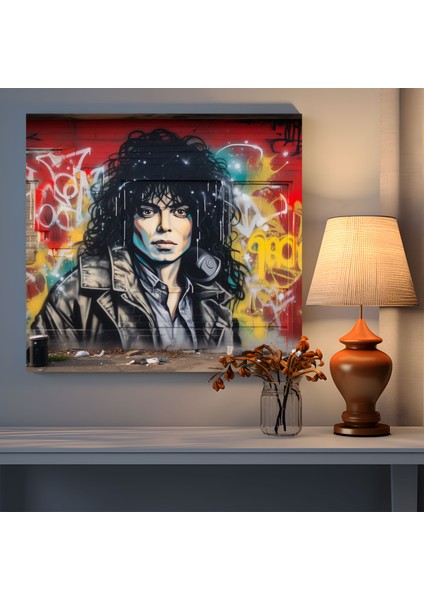 Michael Jackson Sokak Sanatı Kanvas Tablo modelleri
