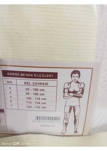 Unisex Yün Bel Korsesi fiyatları