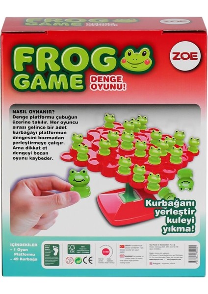 35002 Zoe Frog Denge Oyunu -Ks Game fiyatları
