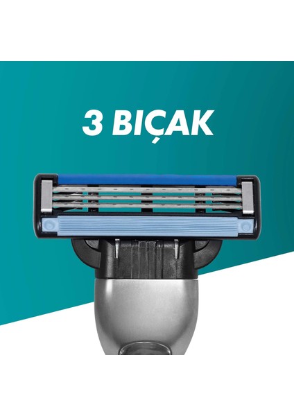 Mach3 18'li Yedek Tıraş Bıçağı Karton Paket Erkekler İçin Paslanmaz Çelik Hassas Kesim fırsatları