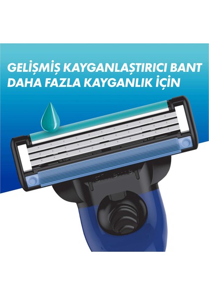 Mach3 Sport Yedek Tıraş Bıçağı 10 Adet Ergonomik Tasarım ile Rahat Tıraş Deneyimi indirimleri