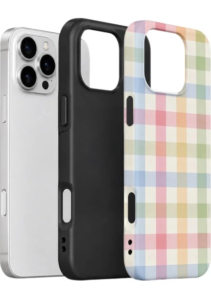 iPhone 16 Pro Çift Katmanlı Kılıf Delria modelleri