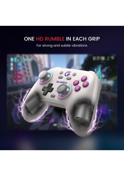Pmstore Gamesir Nova Wireless Switch Pro Controller Switch/lite/oled Için, Hall Efektli Joysticks, R