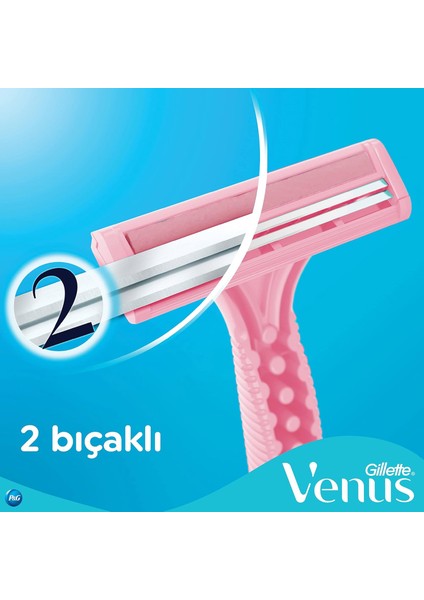 Pmstore Gillette Venus Simply Venus 2 Basic Kullan At Kadın Tıraş Bıçağı 5 Adet modelleri