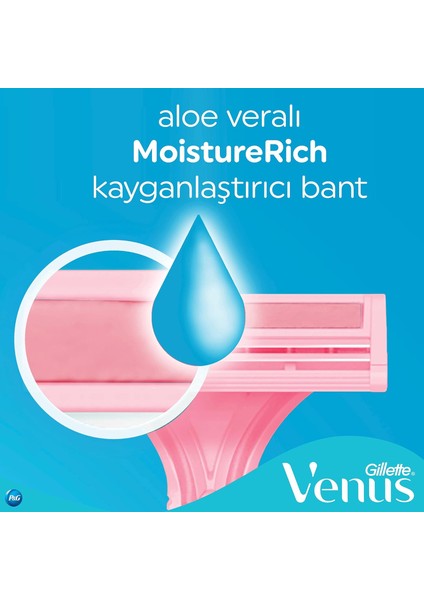 Pmstore Gillette Venus Simply Venus 2 Basic Kullan At Kadın Tıraş Bıçağı 5 Adet fırsatları