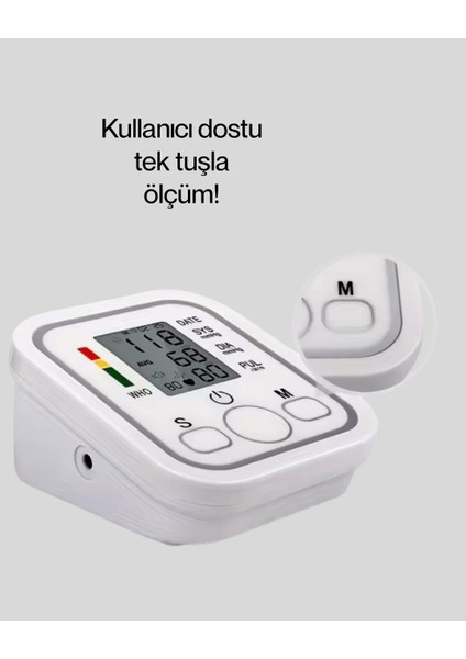 Pmstore Elektronik Tansiyon Ölçer LCD Dijital Ekranlı fiyatları