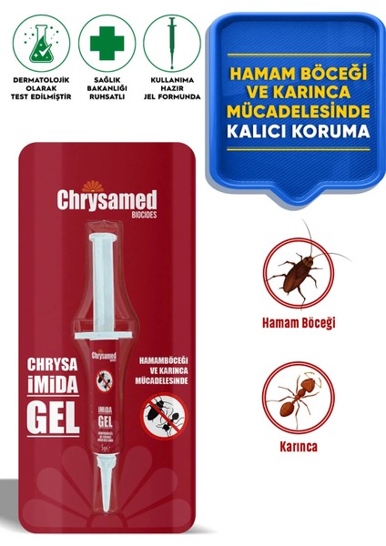 Kaloriferböceği Jeli İmida Jel 5 Gr Böcek Haşere İlacı fiyatları