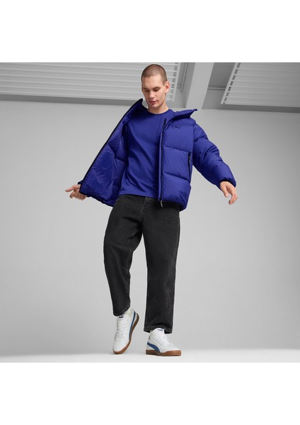Down Puffer Erkek Mavi Günlük Stil Mont 62647627 modelleri