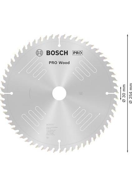 Amaçlı Daire Testere Bıçağı 254 30 mm 96 Diş Gri 1 Adet fırsatları