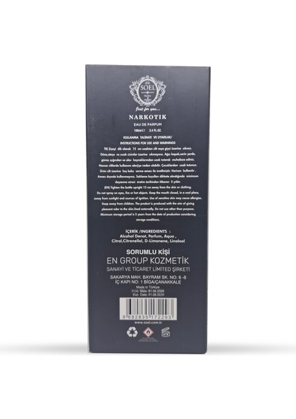 Parfüm Narkotik 100 ml Erkek Parfüm Edp (100) fırsatları