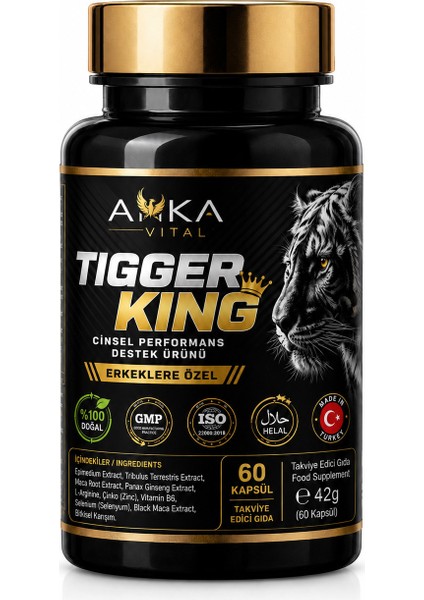 Tiger Plus Tribulus & Ginseng Karışımlı 60 Bitkisel Kapsül fiyatları