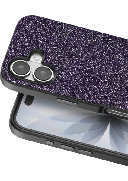 Onegif Apple Iphone 17 Bright Simli Kapak - Derin Mor fiyatları
