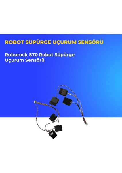 Roborock S70 Robot Süpürge Uçurum Sensörü modelleri