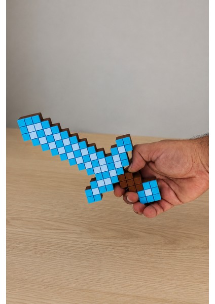 Minecraft Elmas Kılıç Figür | Koleksiyon Ürünü | 22 cm