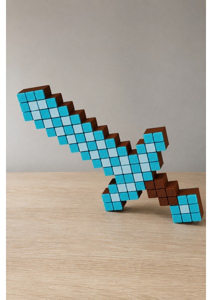 Minecraft Elmas Kılıç Figür | Koleksiyon Ürünü | 22 cm