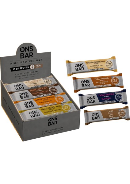 Karma Kutu Yüksek Protein Bar 45G x 16 Adet modelleri