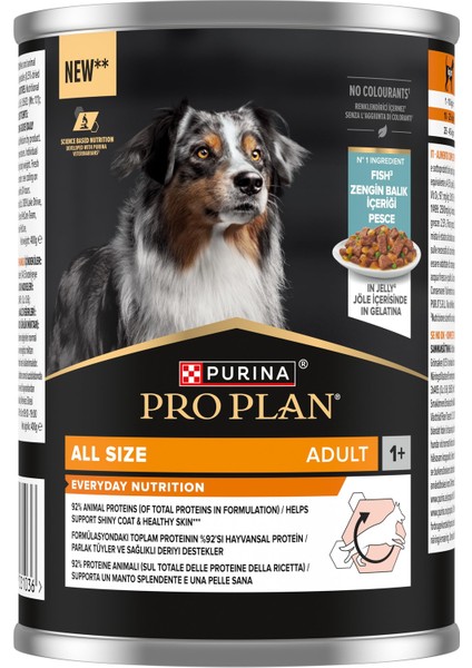 Yetişkin Köpekler Için Balıklı Konserve Yaş Mama 400 Gram modelleri