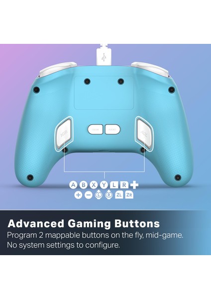 Advantage Switch 2 Için Kingdom Wired Pro Controller Kablolu Oyun Kolu