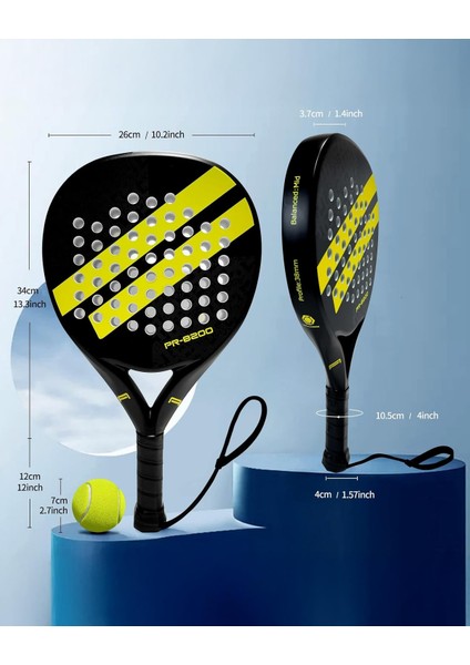 Karbon Fiber Padel Raketi – Sarı fırsatları