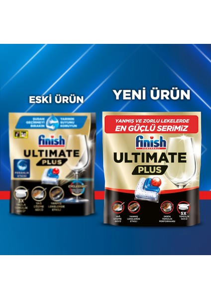 Ultimate Plus 60 Kapsül Bulaşık Makinesi Deterjanı Tableti (1 x 60 Kapsül)