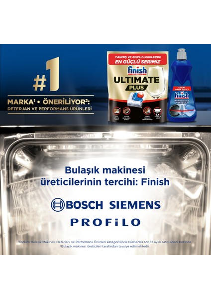 Ultimate Plus 60 Kapsül Bulaşık Makinesi Deterjanı Tableti (1 x 60 Kapsül)