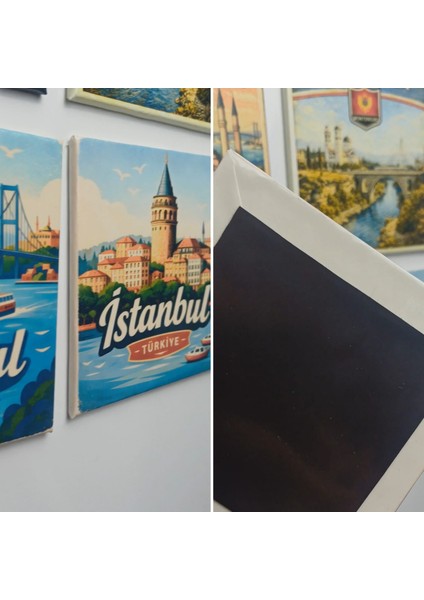 Buzdolap Magnetleri - Ermenistan Armenia Erivan Retro Tema - 2 Adet fırsatları