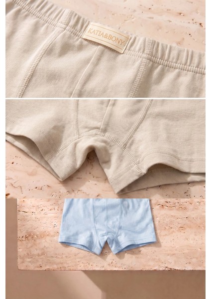 Erkek Çocuk 5'li Basic Boxer Çok Renkli modelleri