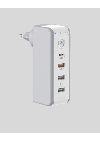 30W Type C Şarj Zamanlayıcılı Çok Portlu Tasarım fiyatları