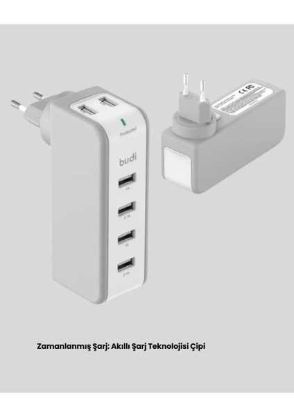 30W Type C Şarj Zamanlayıcılı Çok Portlu Tasarım modelleri