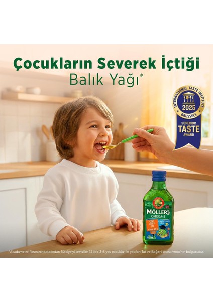 Möller's Omega-3 150ML Tutti Fruttili modelleri