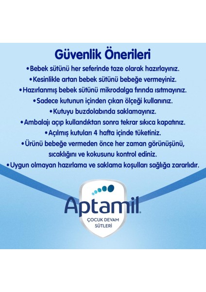 Aptamil 1 Bebek Sütü 1200 x 3 Adet 3600 gr indirimleri