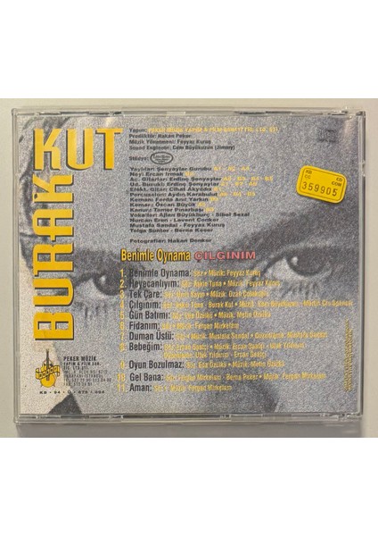 Burak Kut Benimle Oynama Çılgınım CD (1994 Orijinal Dönem Baskı) fiyatları