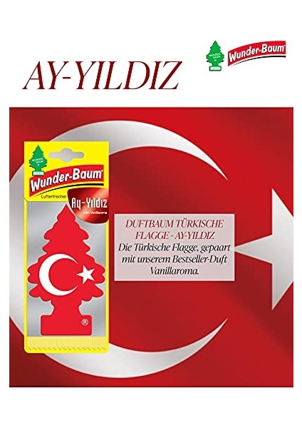 Wunder-Baum Little Trees Oto Kokusu Ay-Yıldız fiyatları