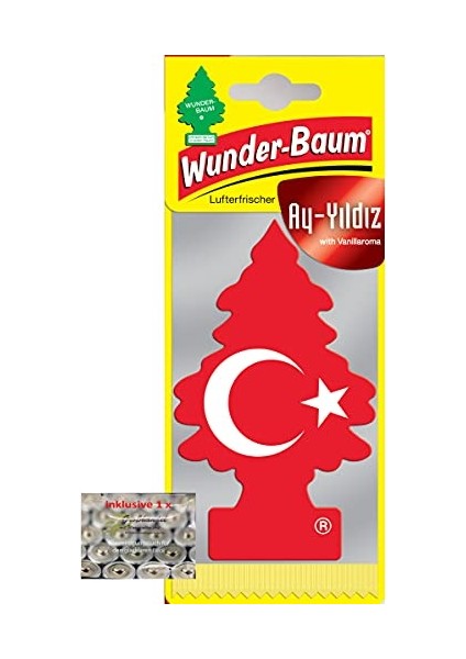 Wunder-Baum Little Trees Oto Kokusu Ay-Yıldız fırsatları