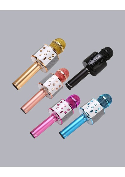 Kablosuz Bluetooth Karaoke Mikrofon Yankı Efektli indirimleri