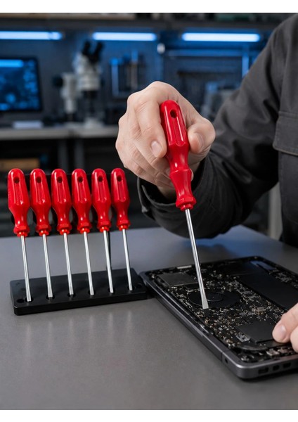 Çelik 7'li Tornavida Seti Ergonomik Sap Profesyonel Kullanım fiyatları