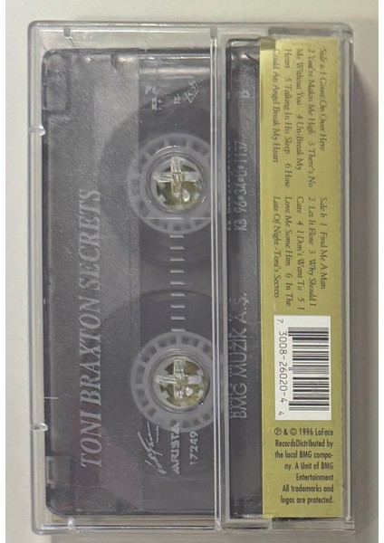 Toni Braxton Secrets Kaset fiyatları