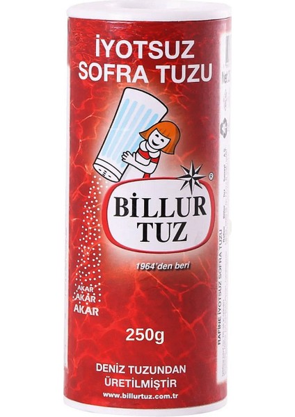 Iyotsuz 250 gr Tuzluklu x 12 Adet fiyatları